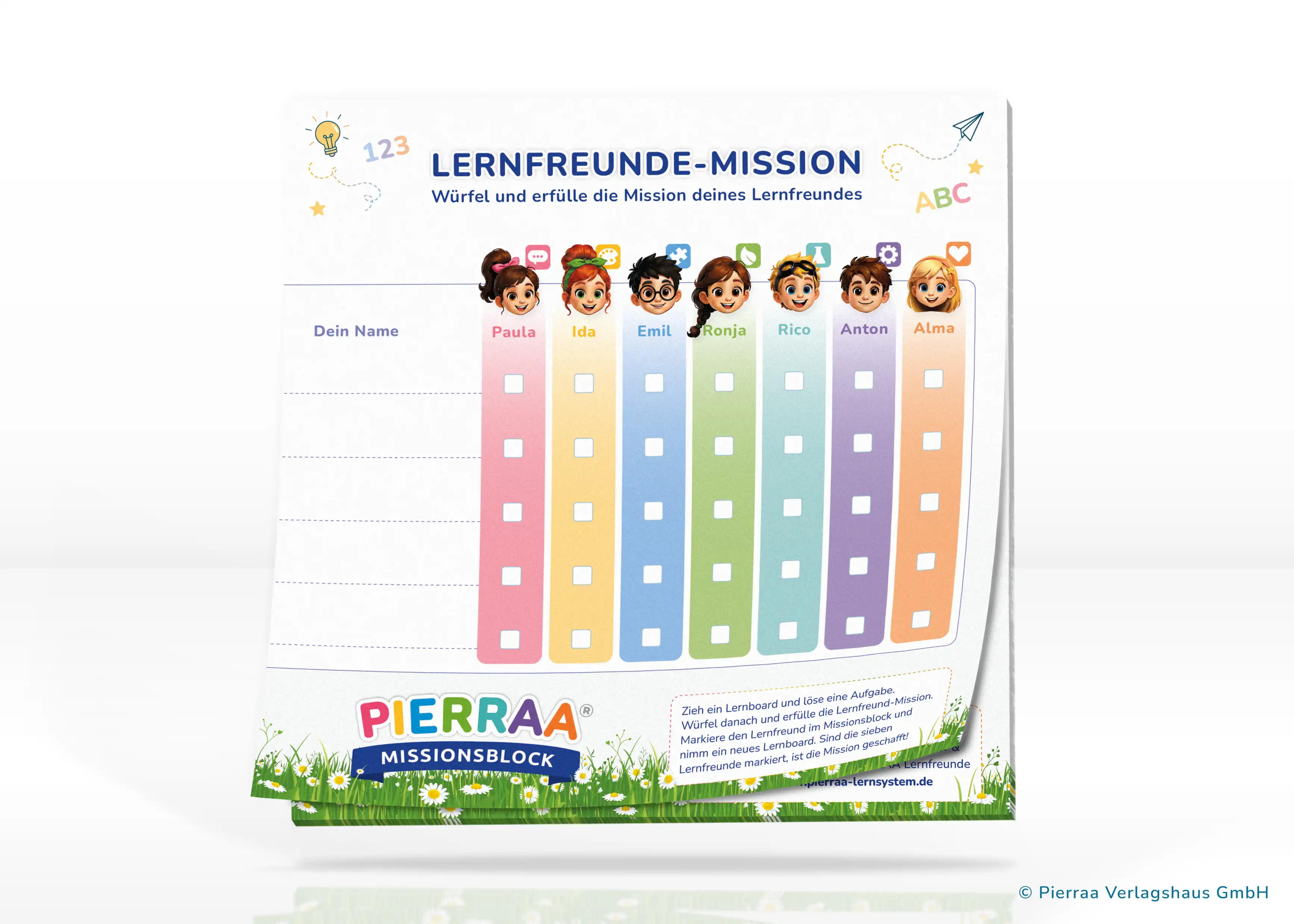 PIERRAA Missionsblock PIERRAA Missionsblock