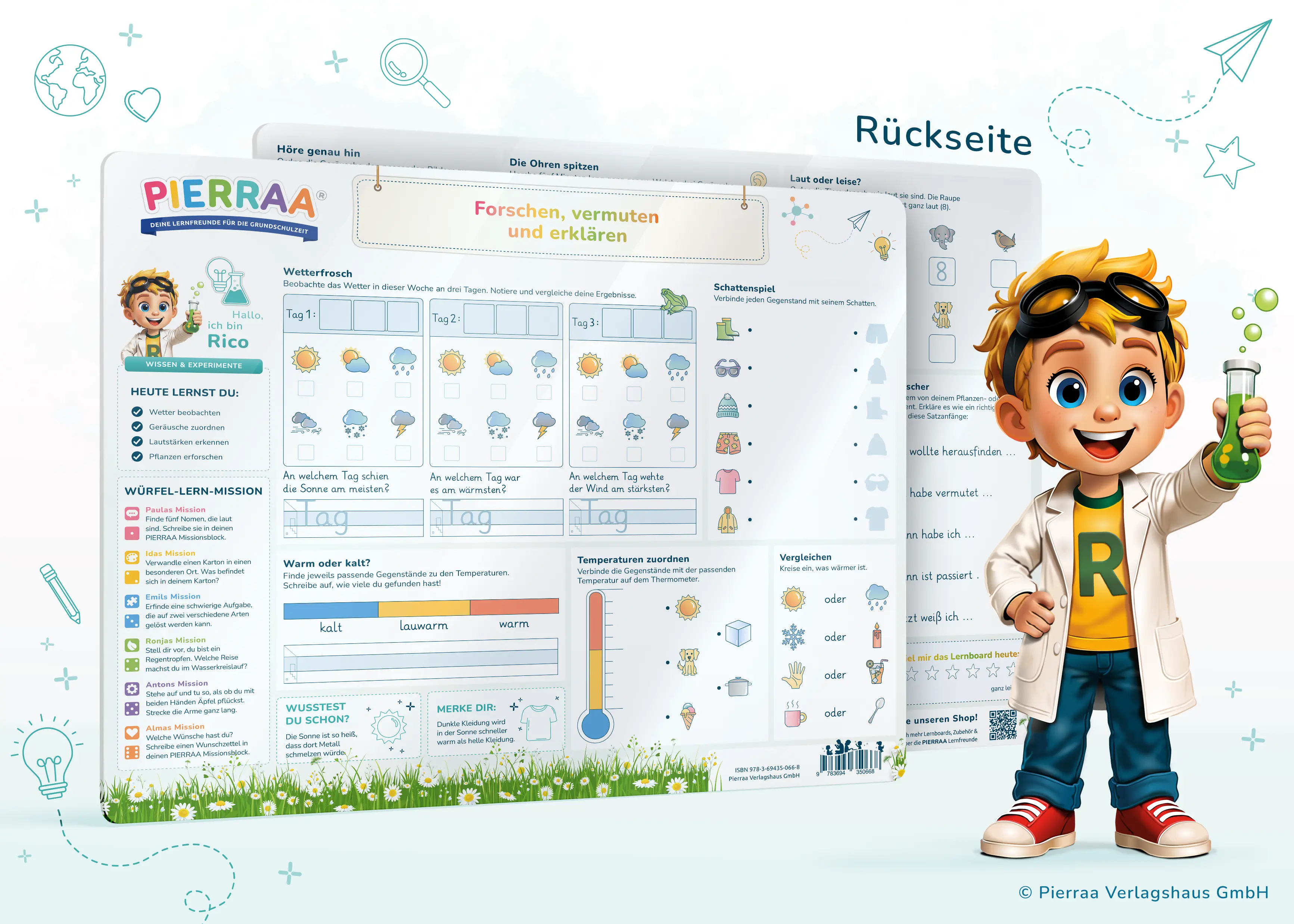 Lernboard Rico – Forschen, vermuten und erklären