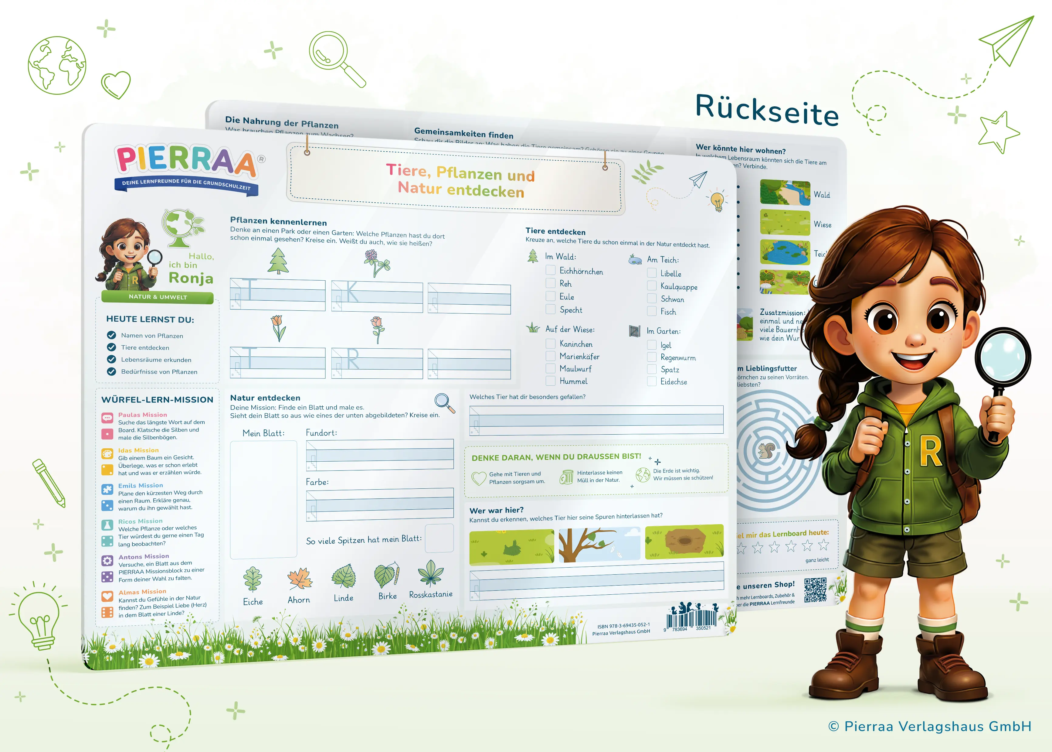 Lernboard Ronja – Tiere, Pflanzen und Natur entdecken