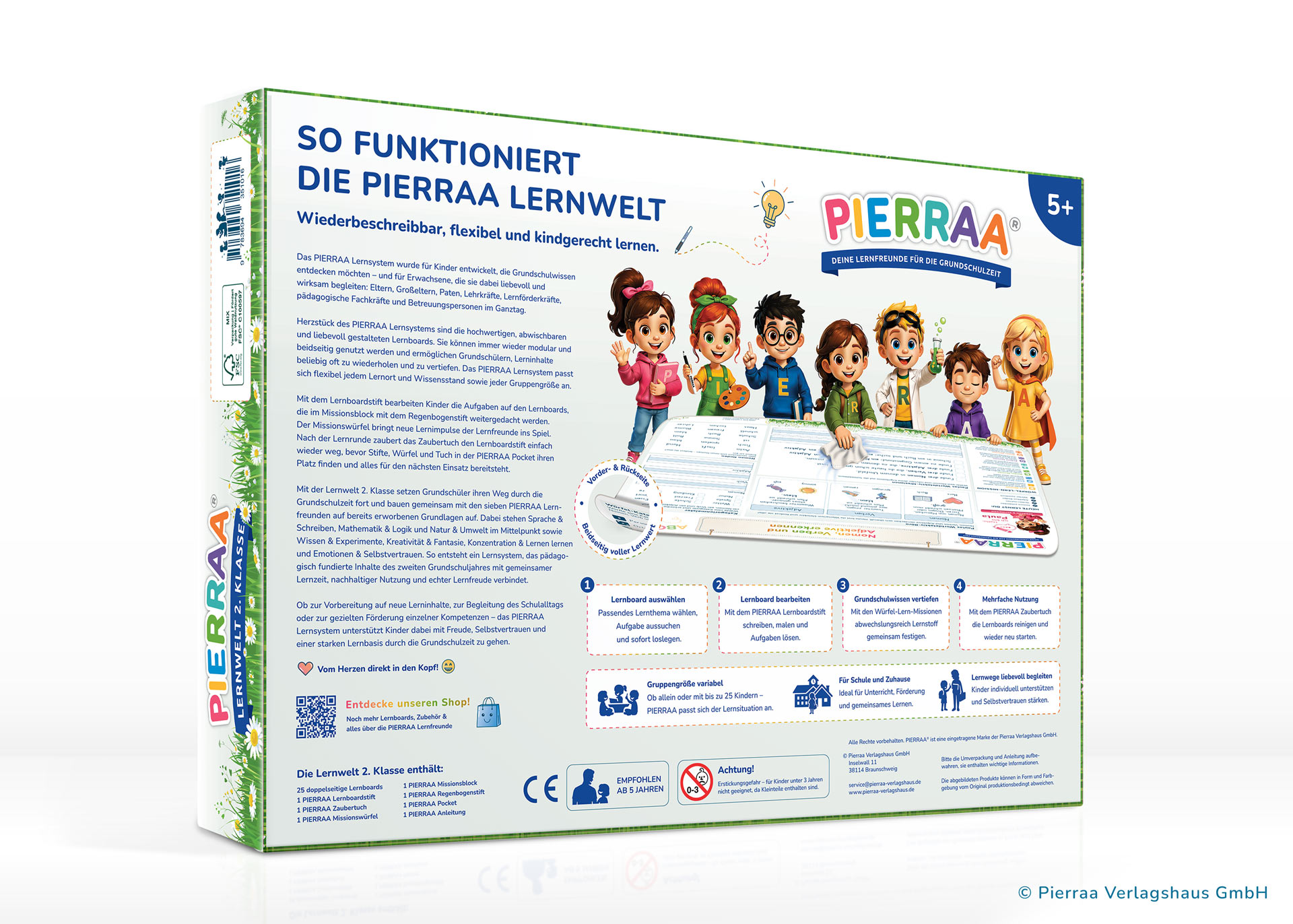 Lernwelt Gesamte 2. Klasse, modulares Lernsystem sicherer, selbstständiger und vielseitiger entdecken  - Rückseite