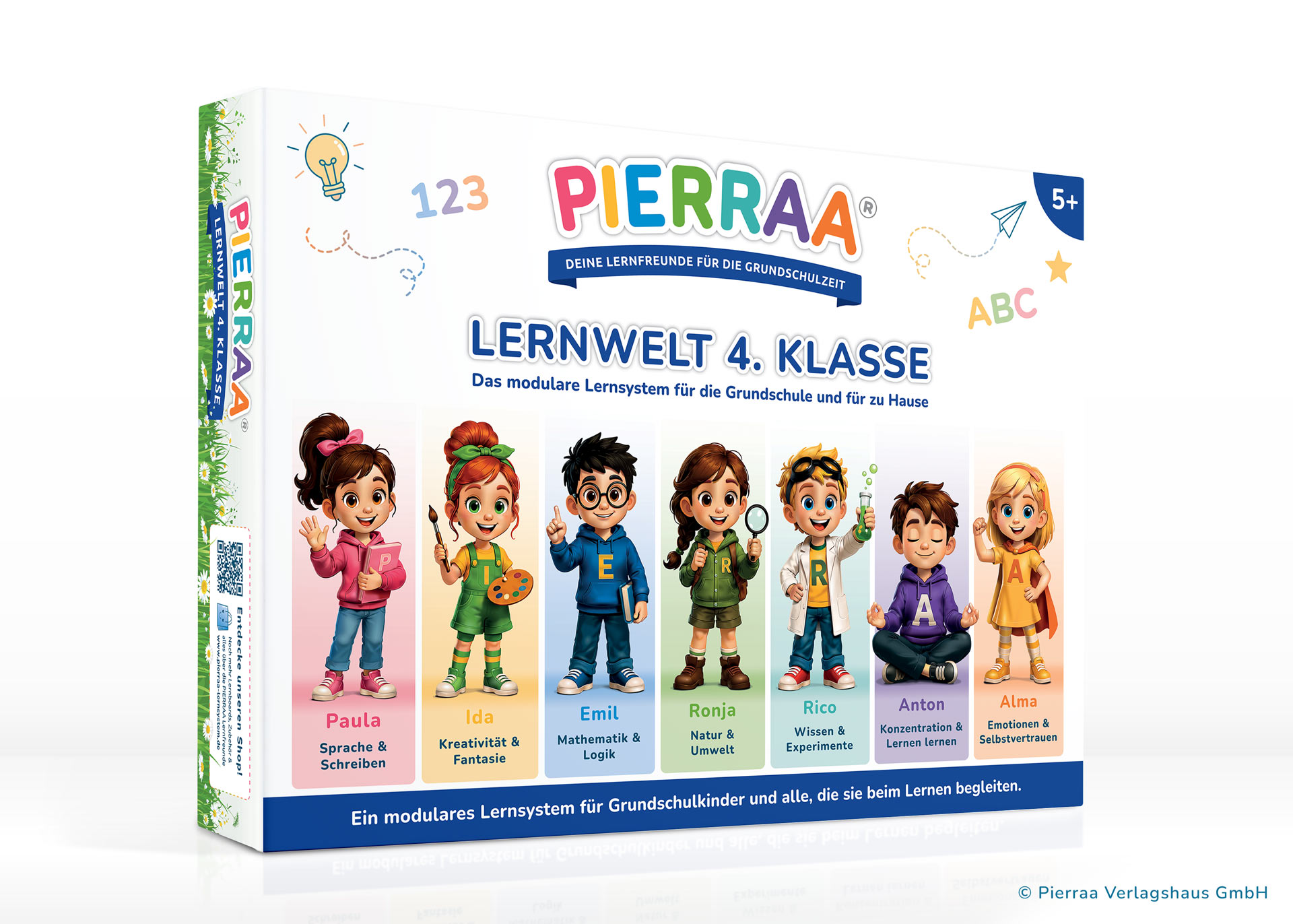 PIERRAA Lernwelt 4. Klasse Lernwelt Gesamte 4. Klasse, modulares Lernsystem Gut vorbereitet durch die 4. Klasse - Vorderseite